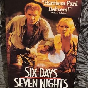 Six Days Seven Nights VHS VCR Tape Movie (1998).